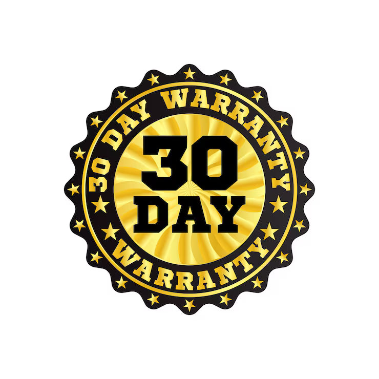 30 Day Warranty
